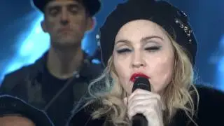 Monte Pittman with Madonna. Moskow 08/08/12