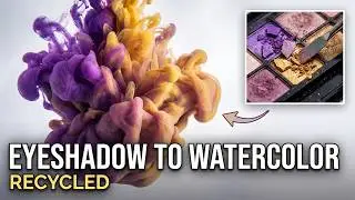 How to Make Watercolor Using Eyeshadow-Recycling / Cómo Hacer Acuarela con Sombra de Ojos-Reciclaje