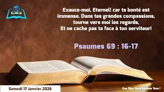 Culte du Samedi 17 Janvier 2026 | Frère Moise NTUMBA