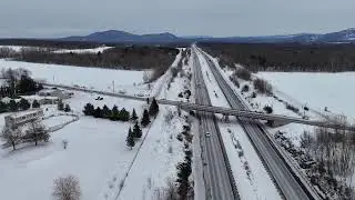 Hiver 2026: Autoroute 10 de Granby, QC