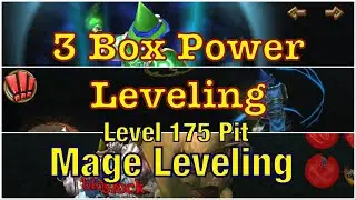 Celtic Heroes | 3 Box Power Leveling | Mage Lvl 170