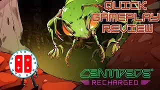 Atari Centipede Recharched - Quick Gameplay Review #atari #retrogaming #ウィットリーのあ