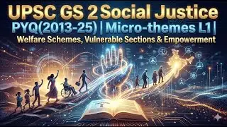 UPSC GS 2 Social Justice PYQ(2013-25) | Micro-themes L1 | Welfare Schemes, Vulnerable & Empowerment