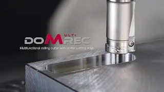 DoMultiRec - Multifunctional milling cutter with center cutting edge.