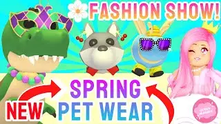 I HAD A *SPRING FASHION SHOW!* NEW Spring Festival PET ACCESSORIES UPDATE! ADOPT ME - Queen Alessia