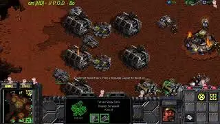 aVilo vs Cauliflower, game 69 - New weird 1vs1 anti-terran map