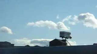 The rotating U-Haul truck