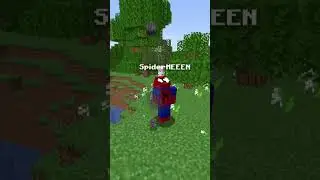 Encontr&eacute; a SPIDERMAN pero siendo VILLANO en MINECRAFT 🕷🕸😈