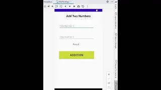 Simple UI addition Calculator Android developer 😘👌