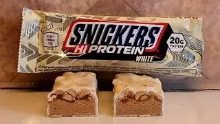 #Taste-Test- Snickers HI Protein Bar ✨ White Chocolate✨