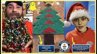 Most craziest Christmas related Guinness World Records 🎄 ⛄ | Snapchat Stories