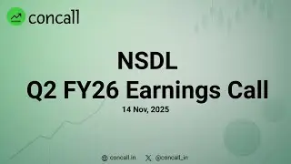 NSDL Q2 FY26 Earnings Conference Call | Concall.in