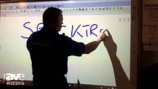 ISE 2016: Specktron Shows the Interactive White Board and Laser Projector (IRB2-92QC and WDL-3500i)