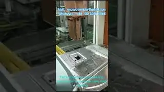 TATE automatic spot welding machine for microwave oven shell welding!