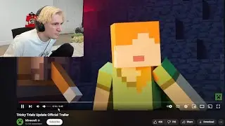 xQc Reacts to The New Minecraft Update (Minecraft Tricky Trials)