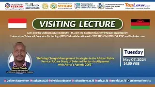 Visiting Lecture program organized by the Faculty of DMI - St. John the Baptist University Day 4