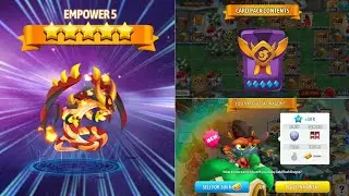 #883. Dragon city | Max power High Purus The Strategist again | Open a new extra large sticker pack.