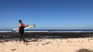 Surf en la derecha de los alemanes y el hierro | Fuerteventura 3/1/24
