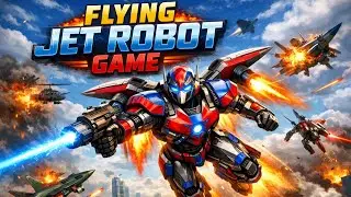 Flying Police Robot Game 2026 | Transform into Car Jet and Save the City Android Gameplay
