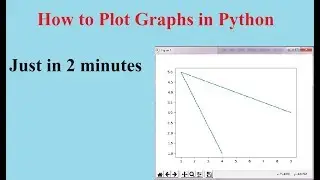 How to draw Graph in Python || Matplotlib || Python 3
