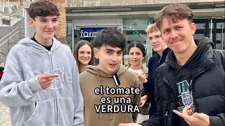 Haciendo PREGUNTAS DE ALIMENTACIÓN por la CALLE