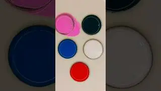 Colour mixing | Satisfying | #art #shorts #short #trending #viralshorts #colormixingmagic #coin
