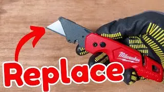 How to Replace the blade on Milwaukee Foldable Pocket Knife Fastback