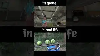 Mini uzi gun in free fire vs real life