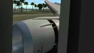Heinz 787 TNCM landing, STUNNING ENGINE OBJECTS