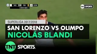 Nicol&aacute;s Blandi (2-0) San Lorenzo vs Olimpo | Fecha 20 - Superliga Argentina 2017/2018