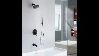 Sumerain Rain Shower Systems with Waterfall Tub Spout, Shower Faucets Sets Complete