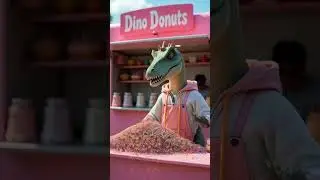 🦖🔥 Dinosaurs Run Food Trucks &ndash; TOTAL CHAOS! 🌮🍔