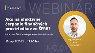 Ako na efektívne čerpanie finančných prostriedkov zo ŠFRB?