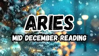 ARIES ♈ Mid December Reading ❄️ Overall Energies & Love