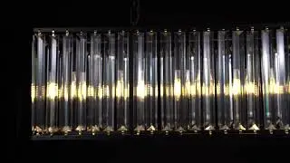 Rectangle crystal chandelier #cozyathome #homeimprovement #decorinspiration #homedesign #homedecor