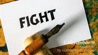 Fight (Neuland Script Inspired)&ndash; Callivember99, prompt 34