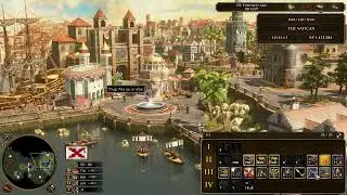 Menacing a German Fast Fortress | Age of Empires III: Spain vs Germany