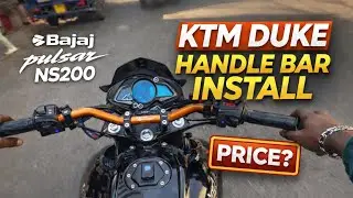 KTM Duke Handle Bar Install / #viralvlogs #vlogvideo #fastvlog #crezyvlog
