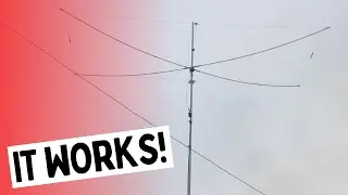 10m Moxon Ham Radio Antenna in Action #hamradio