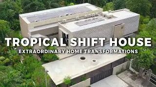From Old Bungalow to Modern Concrete House | Tropical Living | Open To Sky Bathroom