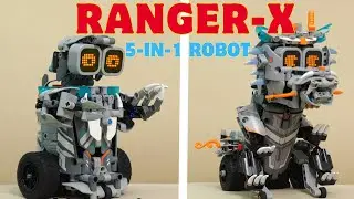 Sillbird Ranger-X Series: 5-IN-1 Robot Building Set &mdash; Rextor