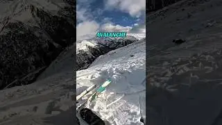 Skier and her dog caught in an avalanche