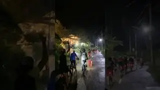 Niteride melintasi desa Lolong Karanganyar
