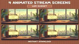Classic Vintage Music Twitch Overlay &ndash; Old School Vibes for Creators