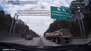 Fairburn, GA to Midtown Atlanta, GA; February 2022