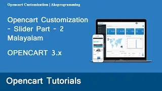 opencart customization  slider part 2 malayalam