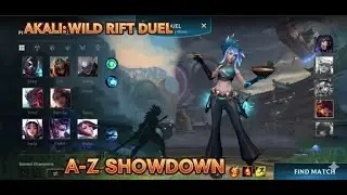 Wild Rift A-Z Duel: Akali