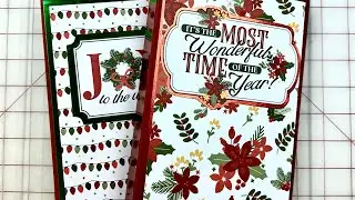 Christmas in July || Legal Pad Folio || #paperstashsmash