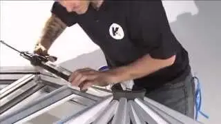 Victorian Conservatory Ridge Cappings Installation