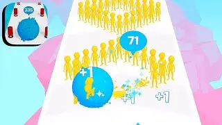 Roll Crowd ​- All Levels Gameplay Android,ios (Part 46)